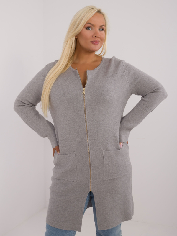 Jumper PM SW PM793.01 šedý XXL/XXXL