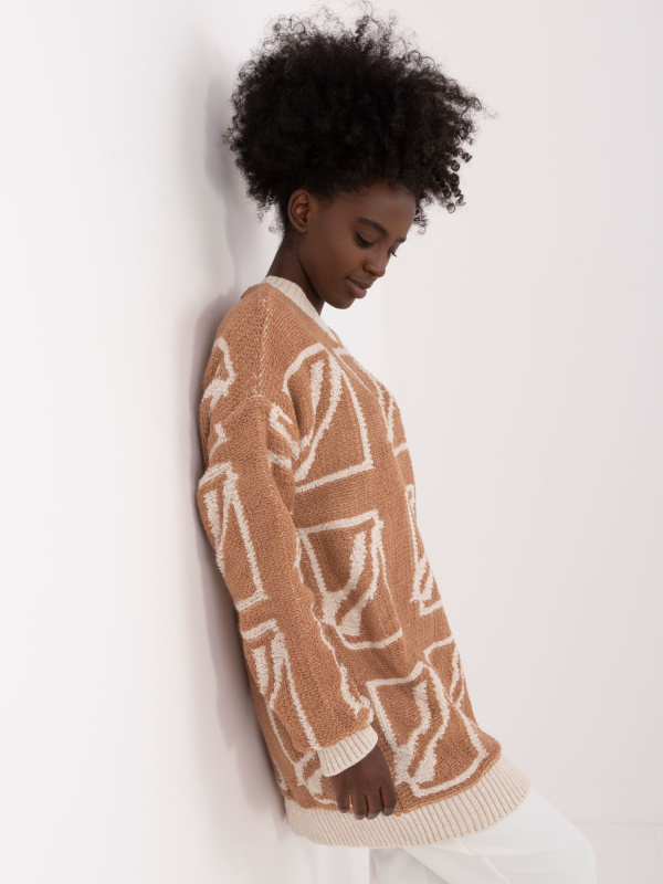 Jumper BA SW 0277.02 camel jedna velikost