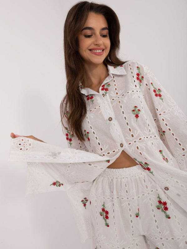 Sada LK KMPL 509731.92 bílá a červená L/XL