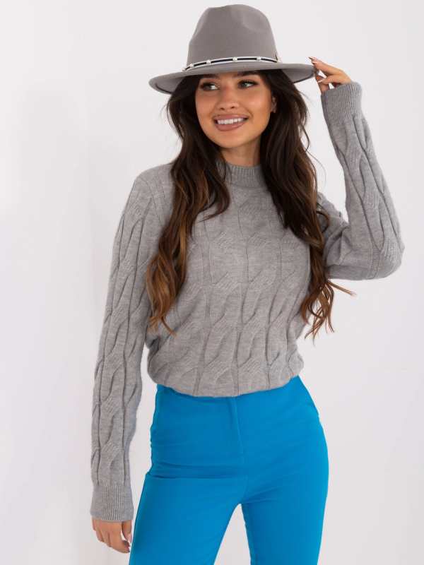 Jumper AT SW 2235.00P šedá jedna velikost