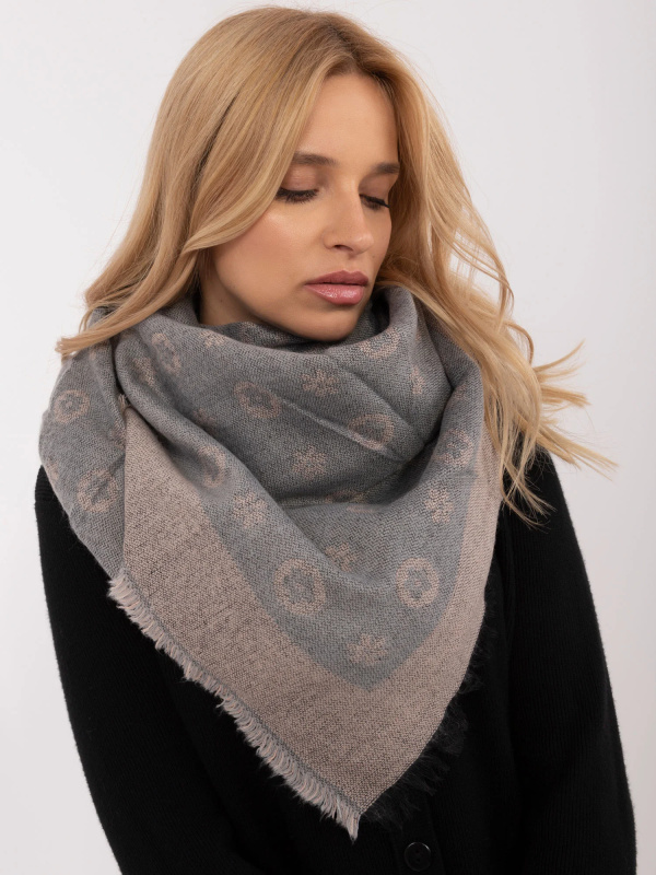 Šála AT SZ 1701.61 šedorůžová jedna velikost