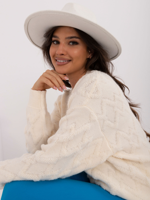 Jumper AT SW 2361.61 ecru jedna velikost