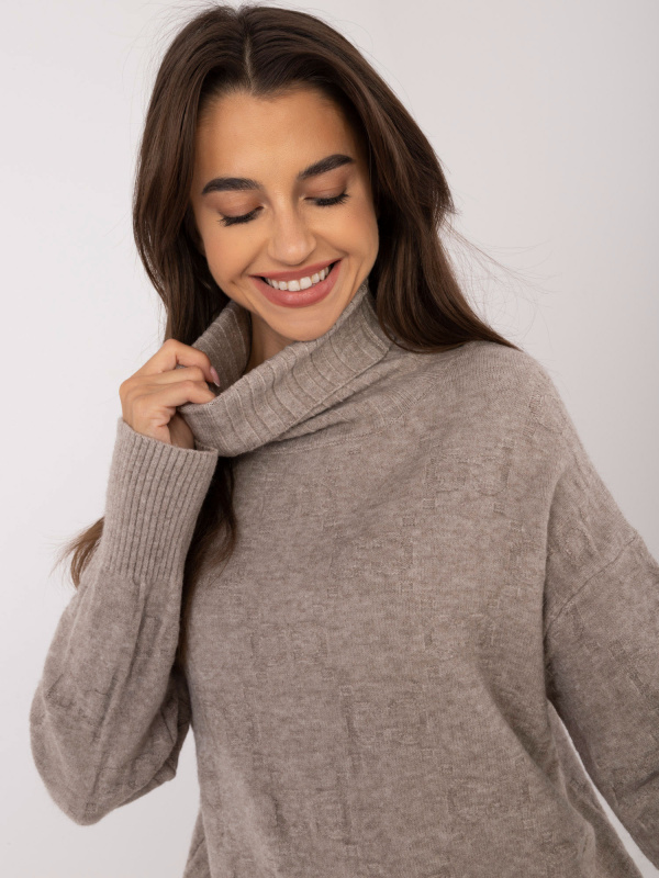 Jumper AT SW 2342 1.35 tmavě lila jedna velikost