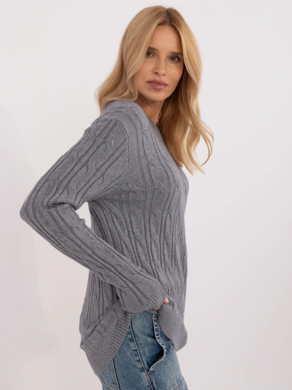 Jumper AT SW 2343.88 tmavě šedý jedna velikost