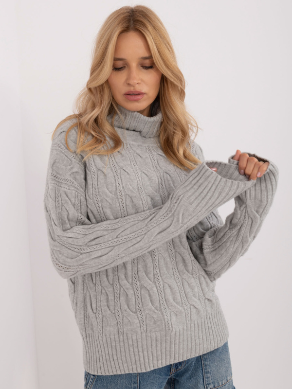 Jumper AT SW 23445.00 šedý jedna velikost