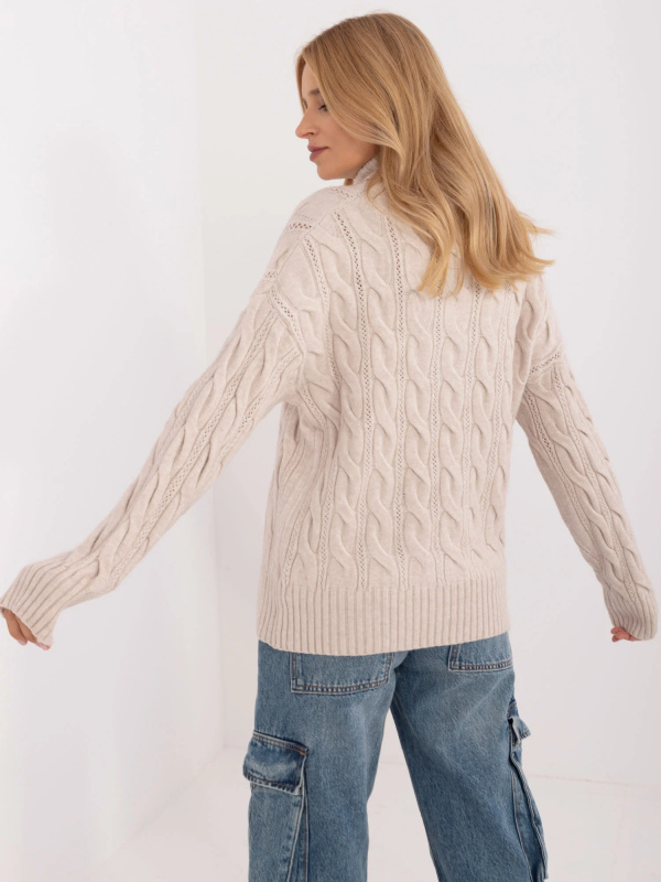 Jumper AT SW 23445.00 světle béžový jedna velikost