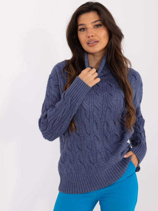 Jumper AT SW 23445.00 tmavě modrý jedna velikost