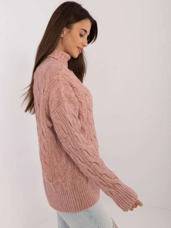 Jumper AT SW 23445.00 tmavě růžový jedna velikost