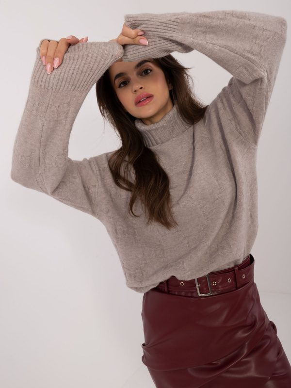 Jumper AT SW 2342 1.35 béžový jedna velikost