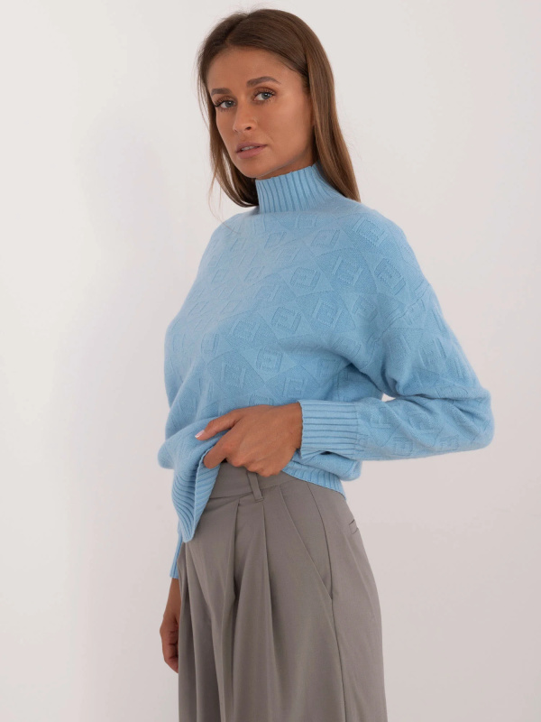 Sweter AT SW 2339.54 niebieski jedna velikost