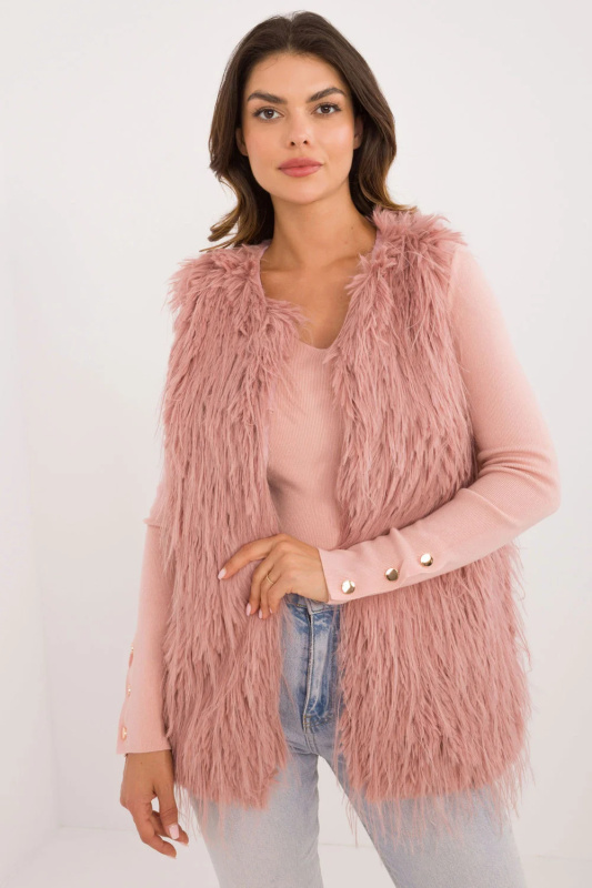 Wool Fashion Italia Vesta -AT-KZ-2349-1.50 Barva: Růžová - tmavě, Velikost: S/M
