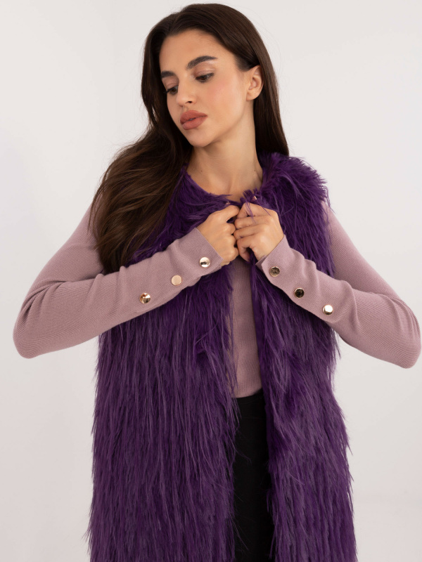 Wool Fashion Italia Vesta -AT-KZ-2349-1.50 Barva: Fialová, Velikost: M/L