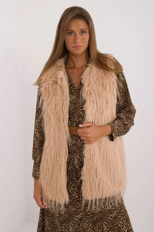 Wool Fashion Italia Vesta -AT-KZ-2349-1.49 Barva: Béžová, Velikost: L/XL