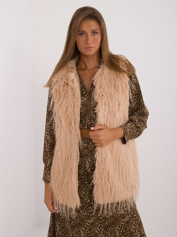 Wool Fashion Italia Vesta -AT-KZ-2349-1.49 Barva: Béžová, Velikost: L/XL