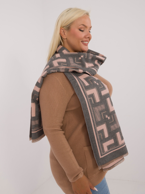 Wool Fashion Italia Šála-AT-SZ-23158.32 Barva: Hnědá, Velikost: UNI