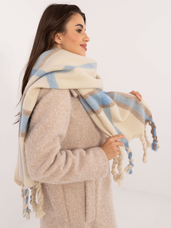 Wool Fashion Italia Šála -AT-SZ-2315.33 Barva: Fialová, Velikost: UNI