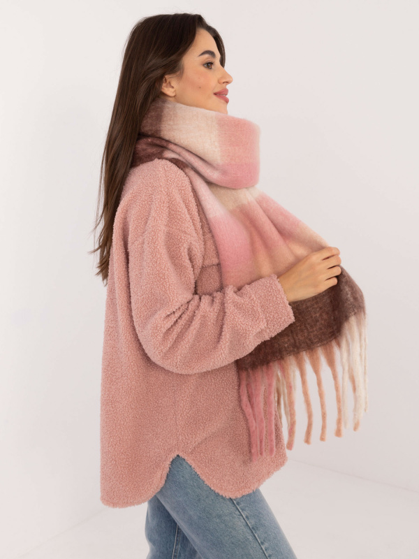 Šála AT SZ 2312502.35 tmavě růžová jedna velikost