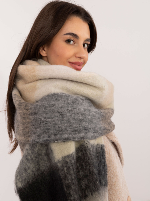 Wool Fashion Italia Šála -AT-SZ-2312501.62 Barva: Zelená, Velikost: UNI
