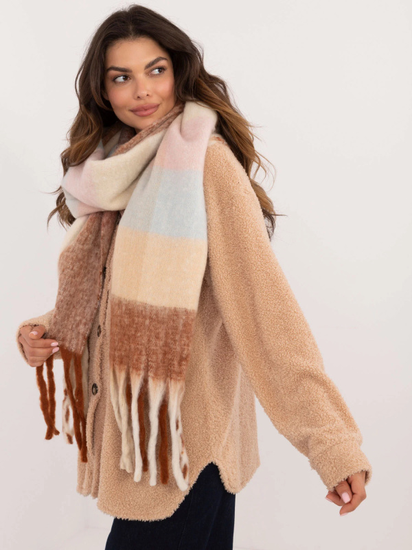 Wool Fashion Italia Šála -AT-SZ-2312501.62 Barva: Béžová - světle, Velikost: UNI