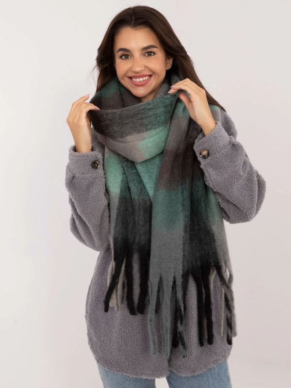 Wool Fashion Italia Šála -AT-SZ-2312501.62 Barva: Šedá, Velikost: UNI