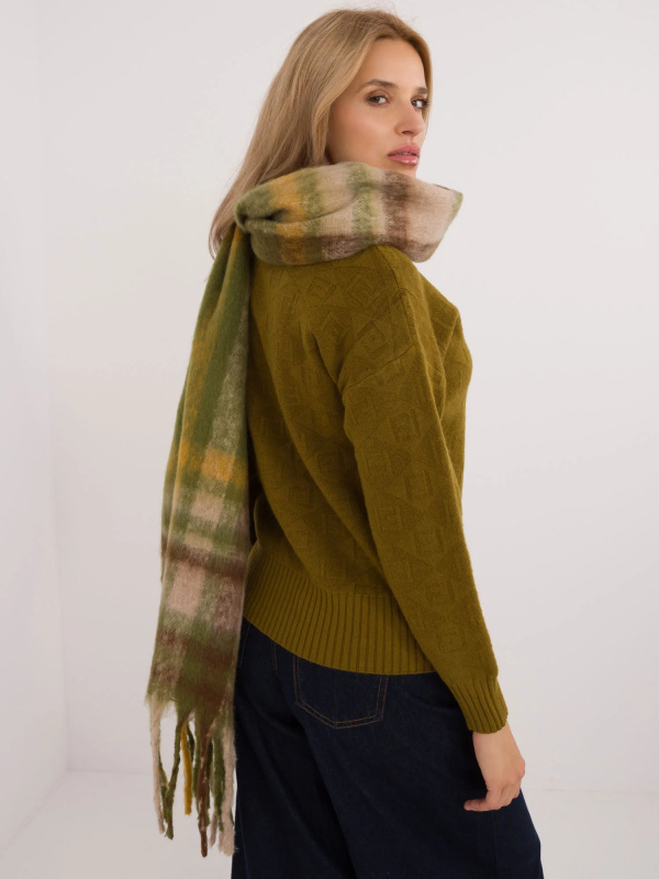 Šála AT SZ 231301.21 khaki jedna velikost