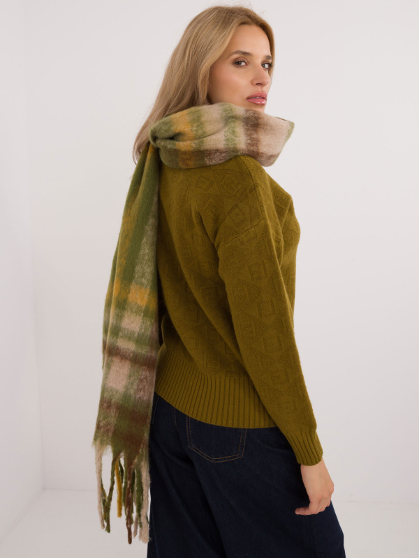 Šála AT SZ 231301.21 khaki jedna velikost