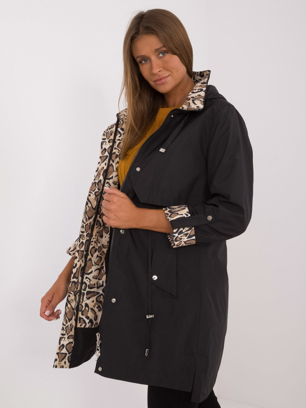 Dámská přechodná bunda MBM-KR-FH-117.18 Factory Price Barva: Černá, Velikost: 2XL