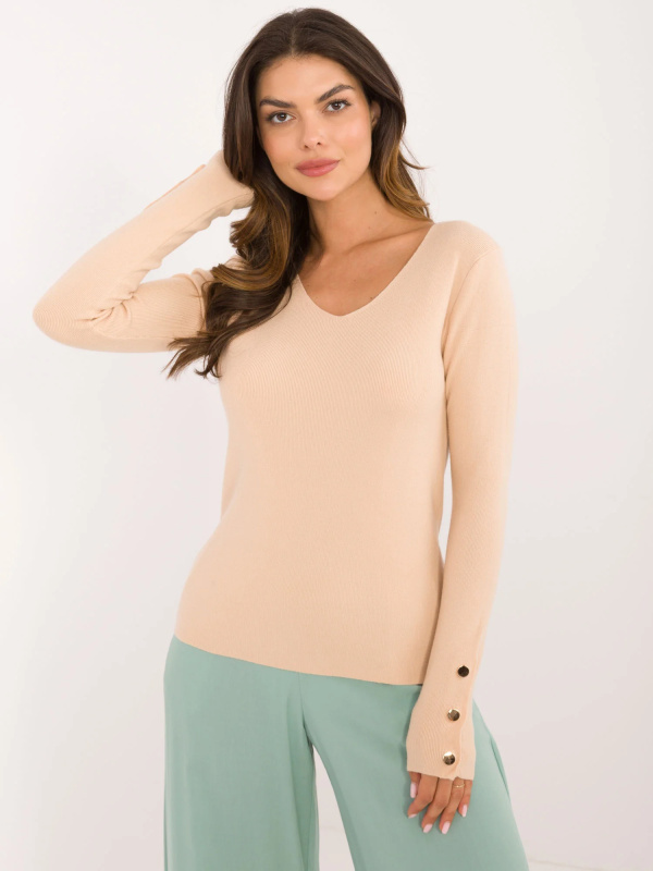 Jumper AT SW 2334.91 béžový L/XL