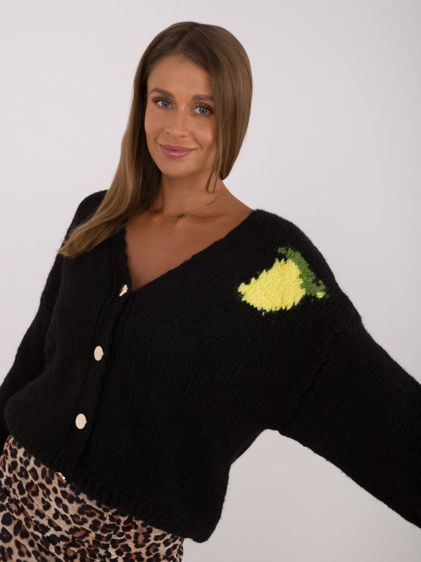 ITALY MODA Svetr -MI-SW-2108.92 Barva: Černá, Velikost: UNI