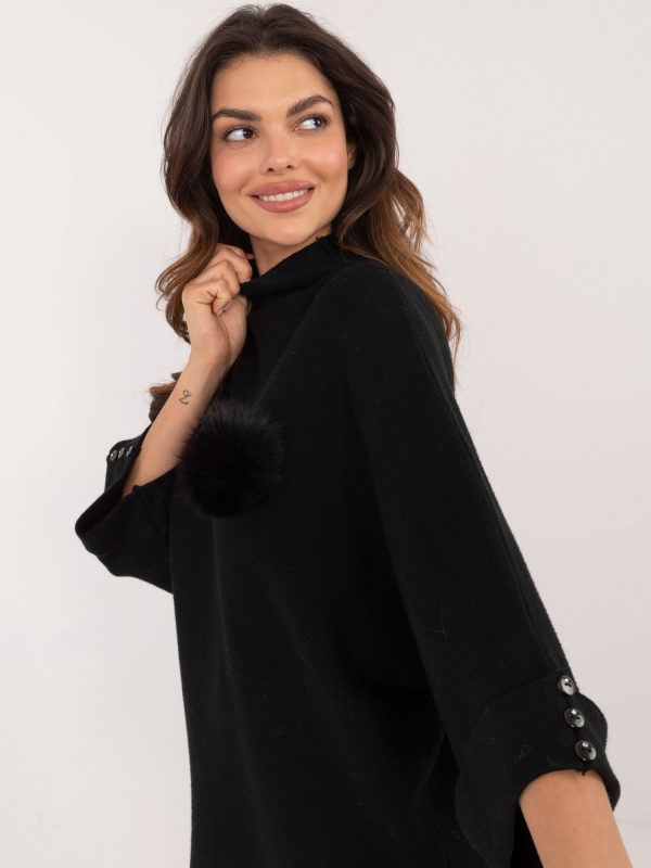 Jumper PM SW 57004.30 černý L/XL