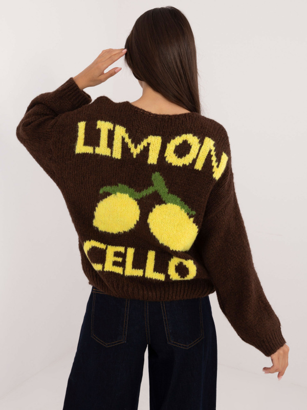 ITALY MODA Svetr -MI-SW-2108.92 Barva: Béžová, Velikost: UNI