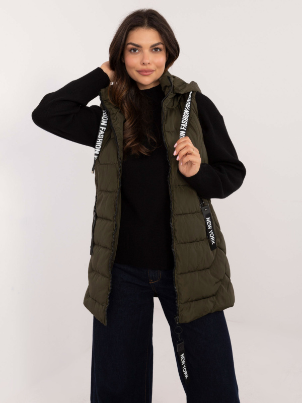 Dámská vesta SK-KZ-HH-278.31 Factory Price Barva: Zelená, Velikost: 2XL