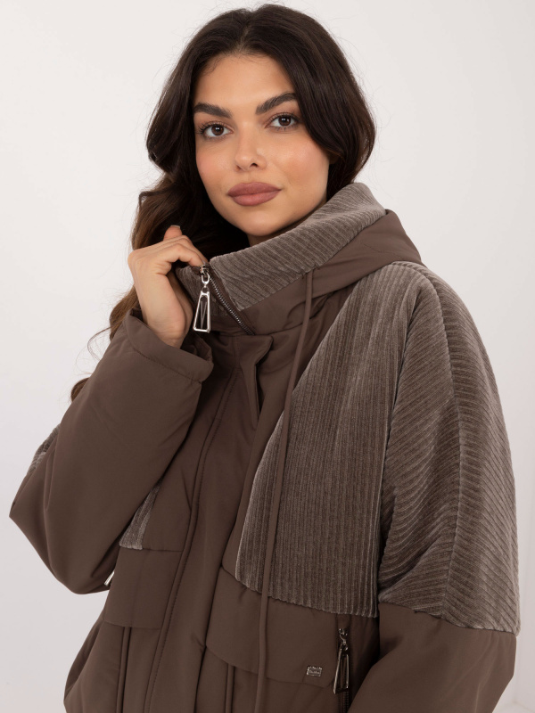 Bunda MBM KR AJ218.42 hnědá S