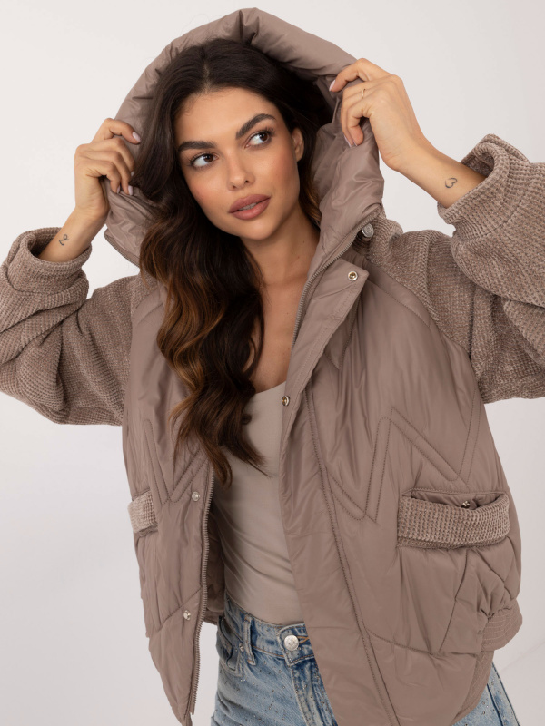 MBM KR bunda AJ218 003.16P světle hnědá L