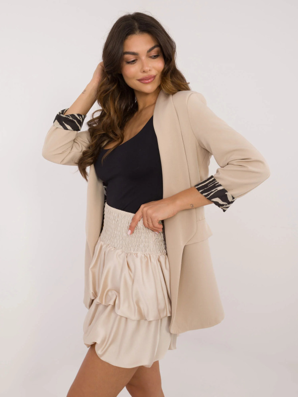 ITALY MODA Dámská sukně DHJ-SD-19820.85 Barva: Béžová, Velikost: UNI