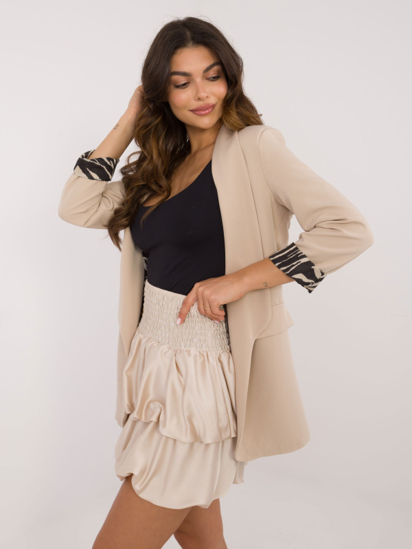 ITALY MODA Dámská sukně DHJ-SD-19820.85 Barva: Béžová, Velikost: UNI