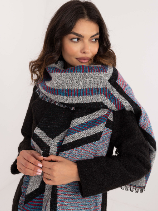 Šála AT SZ 2101.22P šedá černá jedna velikost