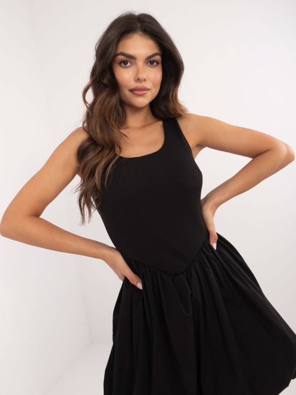 Šaty DHJ-SK-19805.67 ITALY MODA Barva: Černá, Velikost: UNI