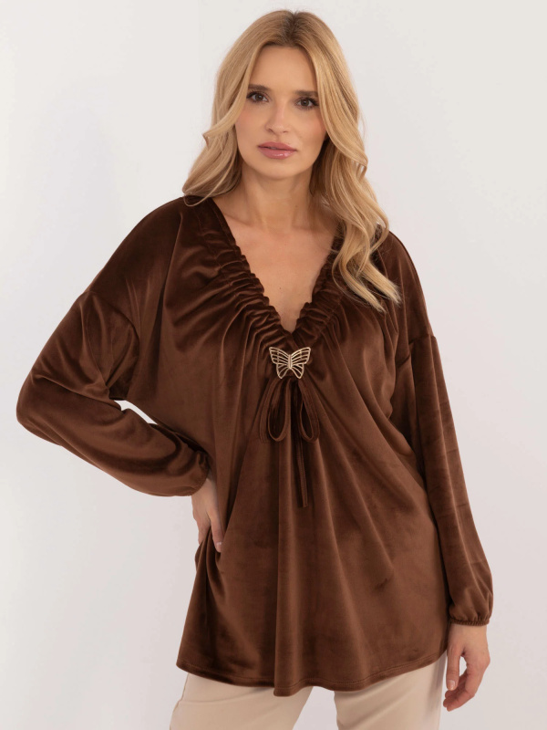 Halenka DHJ BZ 19902.49P hnědá jedna velikost