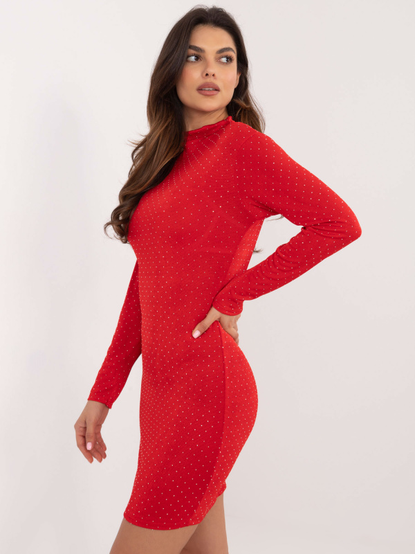 Šaty DHJ SK 19935.35 červená jedna velikost