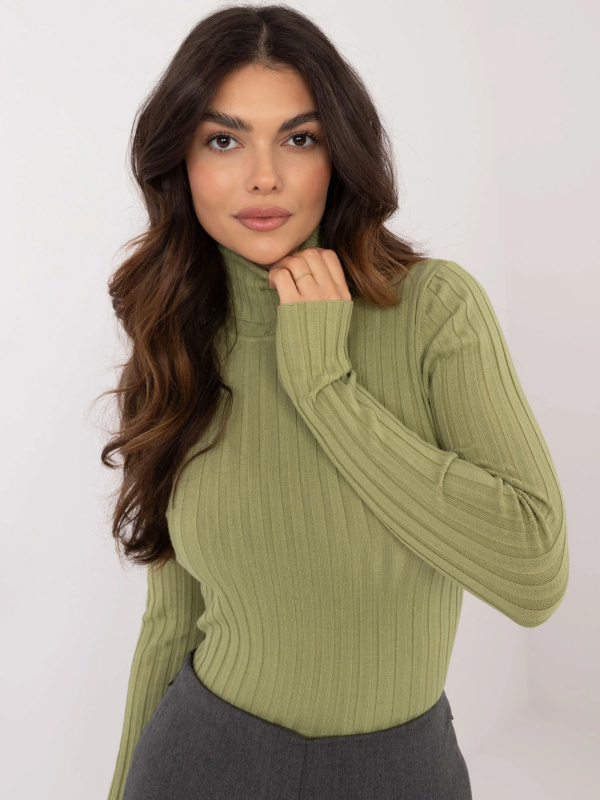 Jumper PM SW 1087.09 světle zelený M/L