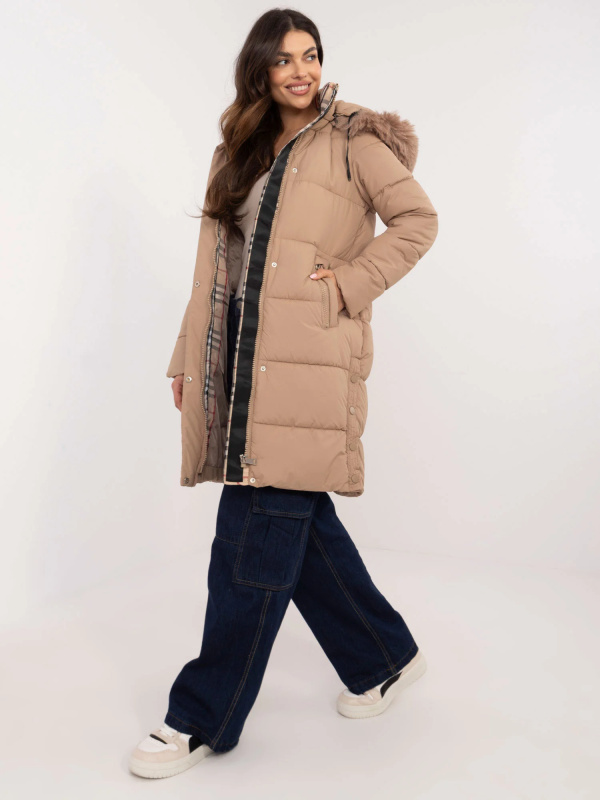 Factory Price Bunda -SK-KR-HH-2406.98 Barva: Béžová, Velikost: 2XL