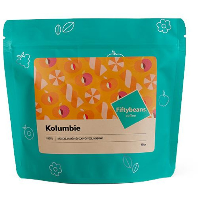 Fiftybeans Kolumbie Orange Fruit filtr zrnková káva