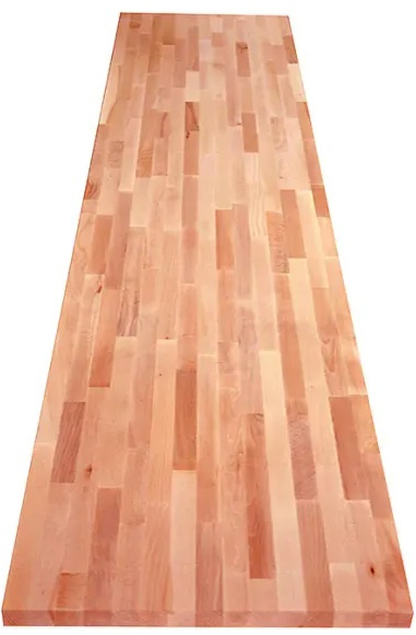 Pracovní deska Exclusivholz / 2600 × 80 × 27 mm / buk Varianta: ivi1