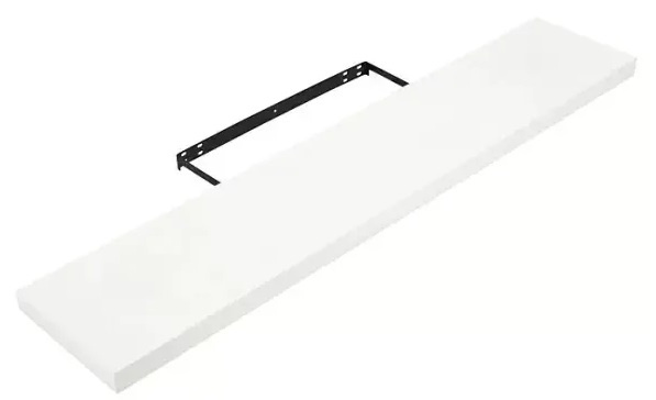 Nástěnná police Regalux XL4 / 118 × 24 × 3,8 cm / bílá Varianta: ivi1