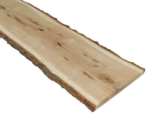German Masivní deska / 120 × 20–25 × 2,6 cm / dub Varianta: ivi1
