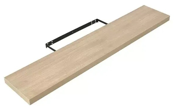 Nástěnná police Regalux XL4 / 118 x 24 x 3,8 cm / dub Varianta: ivi1