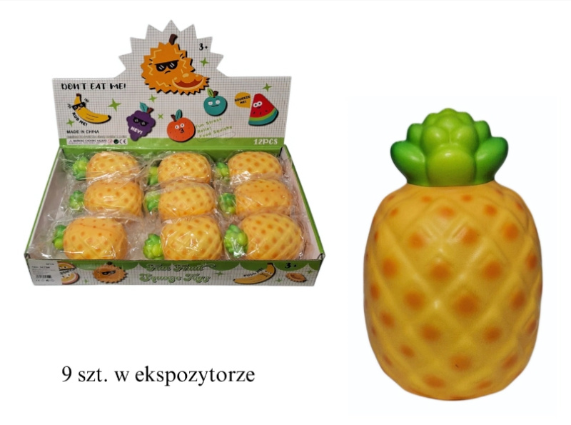 Antistresový mačkací ananas - 1 kus