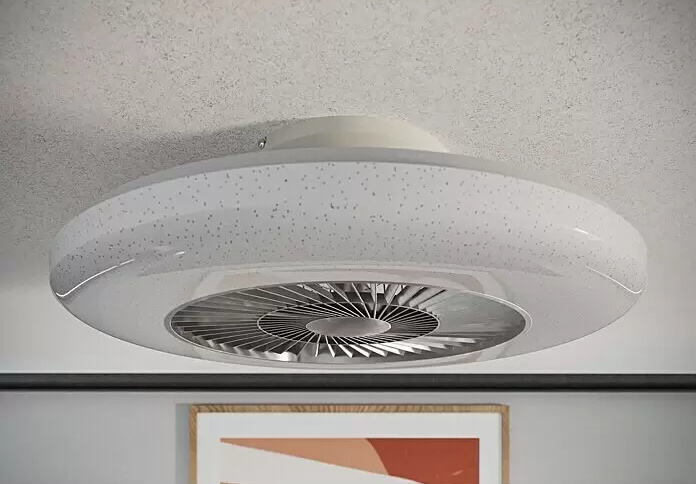 Stropní ventilátor s LED osvětlením Proklima / Ø 60 cm / 40 W / šedá Varianta: ivi1