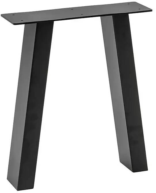 Stolová noha Pur Iternal Select U / 2 kusy / 33 x 39 x 10 cm / ocel / černá Varianta: ivi1